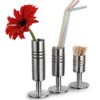 KOKO stainless steel Tooth Pick Holder/Straw Holder/Bud Vase