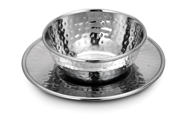 Shapes Stainless Steel Finger Bowl with Under-liner