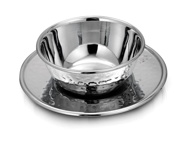 Shapes Stainless Steel Finger Bowl with Under-liner