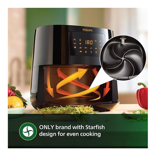 Philips Digital XL size 6.2 Litres Airfryer with Rapid Air Technology - HD9270