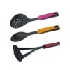 Shapes Imporio Nylon Kitchen Tool Set (Skimmer, Solid Spoon, Masher)