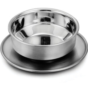 Shapes Stainless Steel Soup Bowl with Under-liner