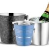 Shapes Stainless Steel Champagne Bucket, Wine, Ice Bucket, , Silver