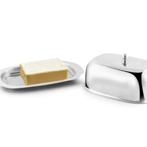 Shapes Stainless steel Butter Dish