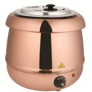 Shapes electric soup warmer pot Gold – 10 Liters