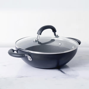 Meyer Circulon Origins 26cm Non-Stick + Hard Anodized Kadai