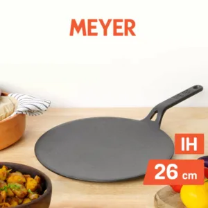 Meyer Pre-Seasoned Cast Iron 26cm loha Roti Tawa