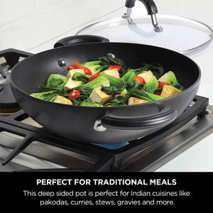 Meyer Circulon Origins 26cm Non-Stick + Hard Anodized Kadai