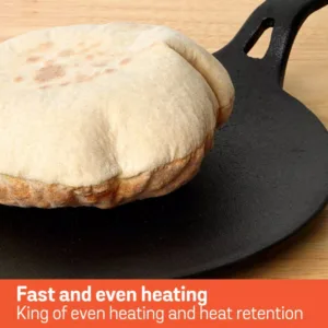 Meyer Pre-Seasoned Cast Iron 26cm loha Roti Tawa