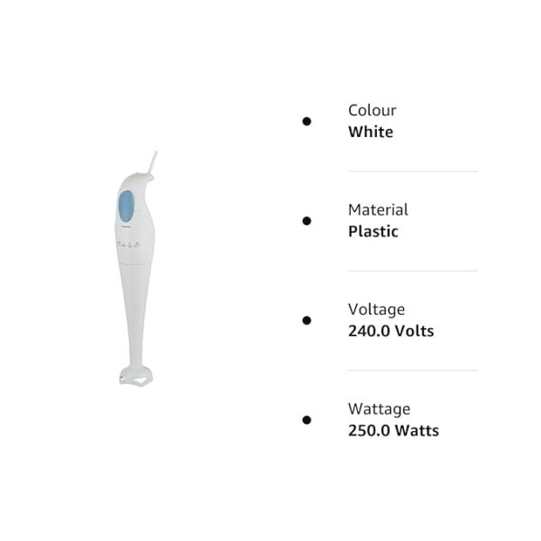 PHILIPS HR1350/C Hand Blender, 250W (White)