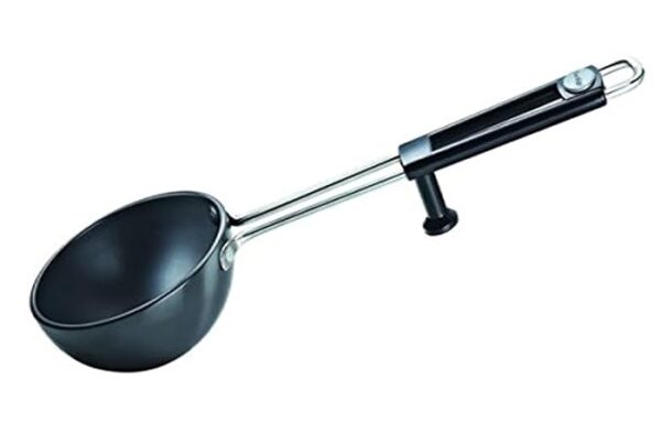 Prestige Aluminium Hard Anodised Tadka Pan 10cm Black