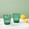 Emerald 300ml Coloured Whiskey & Juice Glass Set of 6 Teal Green