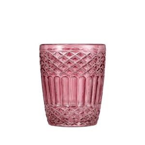 Emerald 300ml Coloured Whiskey & Juice Glass Set of 6 Flamingo Pink