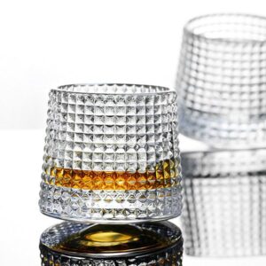 Revolving Whiskey Glass Set Of 6