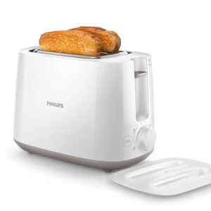 Philips Daily Collection HD2582/00 830-Watt 2-Slice Pop-up Toaster (White)