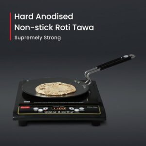 Prestige Hard Anodised Plus Cookware Induction Base Roti Tawa Perma-Cool Handles 22.5cm