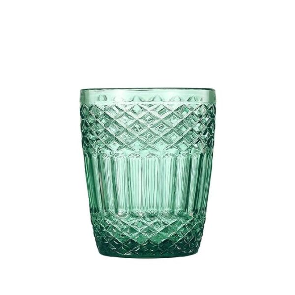 Emerald 300ml Coloured Whiskey & Juice Glass Set of 6 Teal Green