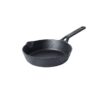 Meyer Pre-Seasoned Induction & Gas Base Cast Iron Cookware Frying Pan, 23cm, Black