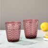 Vivid 300ml Coloured Whiskey & Juice Glass Set of 6 Flamingo Pink