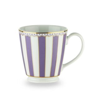 Noritake Carnival Gold Coffee Mug Lavender