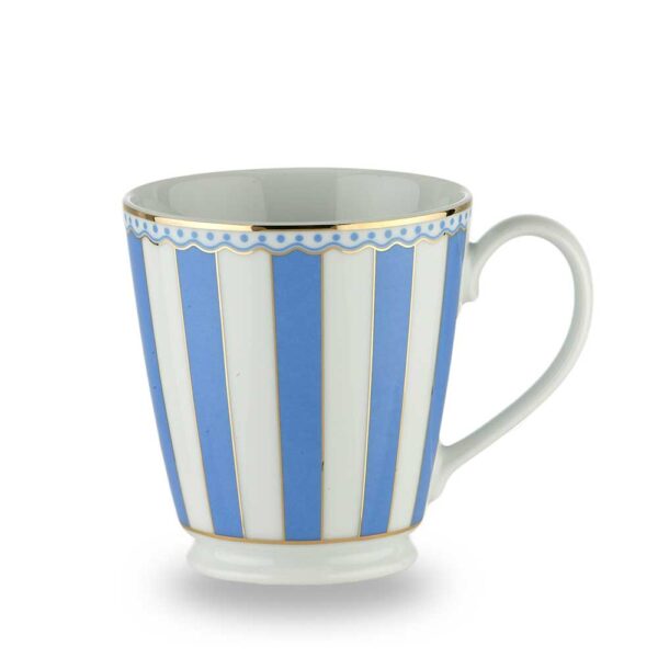 Noritake Carnival Gold Coffee Mug Blue