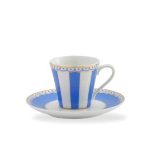 Noritake Carnival Gold Coffee Mug Blue