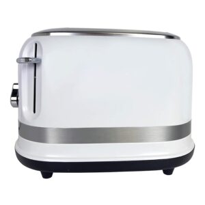 Ariete 0149W Moderna 2 Slice Toaster, Defrost, Heating & Cooking Function, White