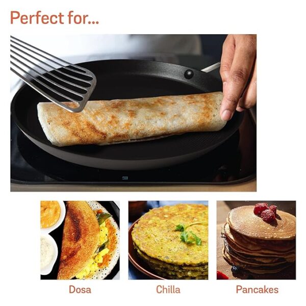 Meyer Circulon Non-Stick Hard Anodized Flat Dosa Tawa 26cm